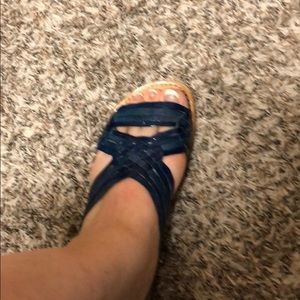 Leather Mexican guarache sandal 100 % leather